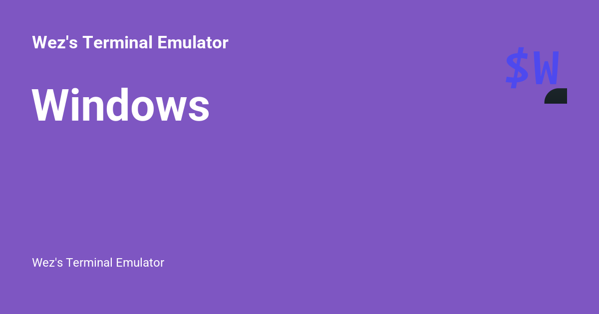 WezTerm
