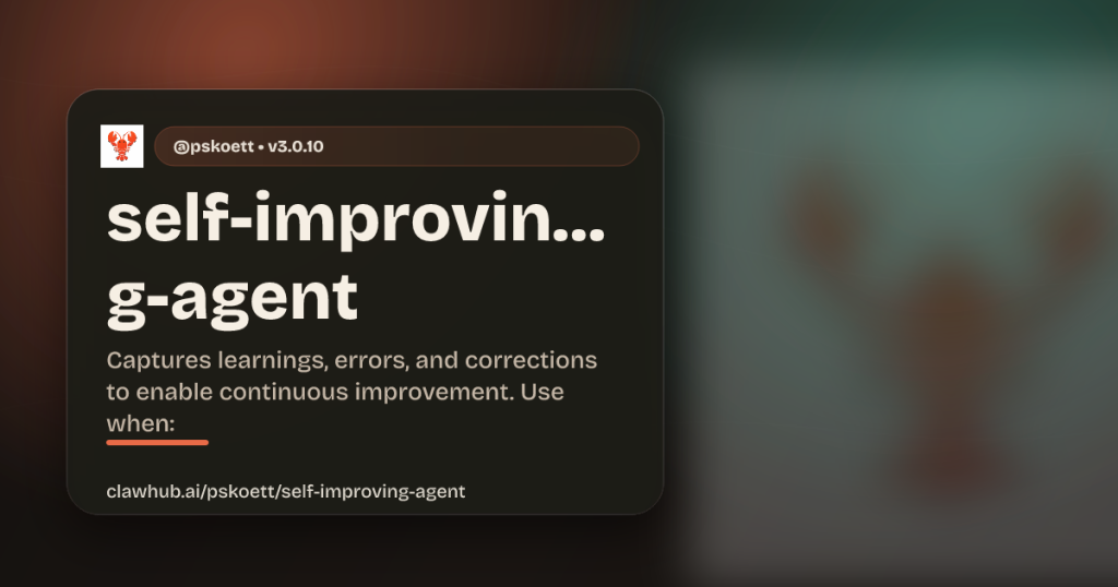 self-improving-agent