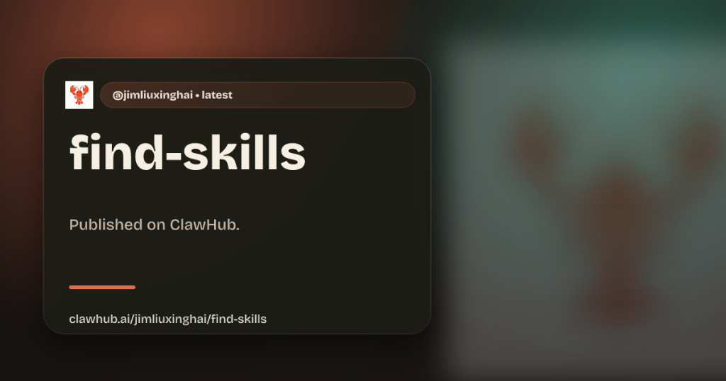 Find Skills